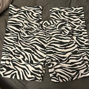 ZEBRA DENIM H&M US 6